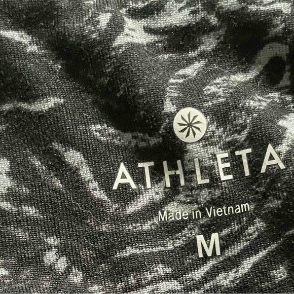 Athlete grey and white athletic leggings - Picture 6 of 8